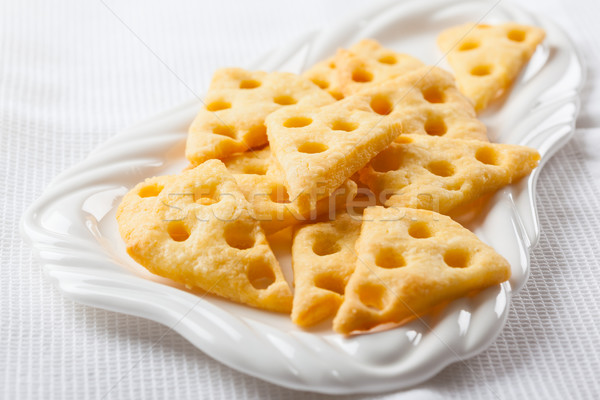 Cheese crackers Stock photo © brebca