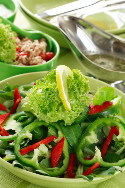 Salad with tunny Stock photo © brebca