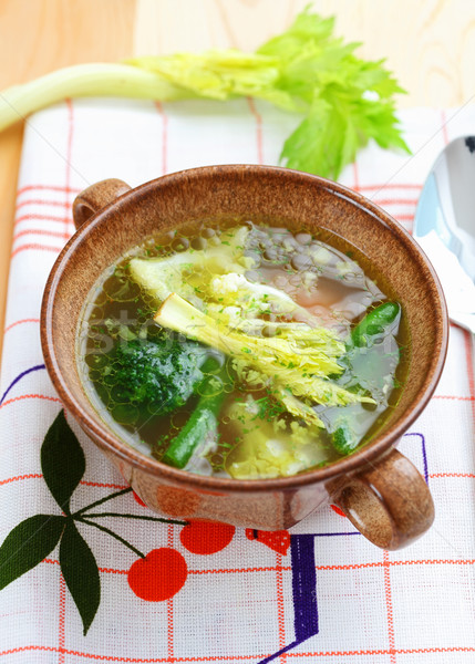 Vegetable soup Stock photo © brebca