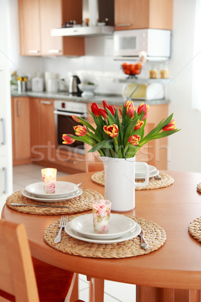 Kitchen and dining room interior  Stock photo © brebca