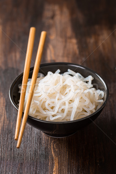 Stock photo: Shirataki noodles (Konjac) - japanese food