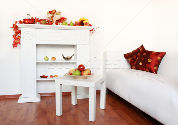 Home interior in white Stock photo © brebca