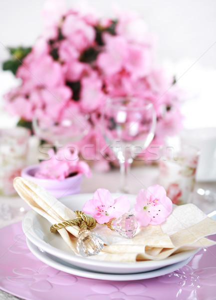 Stock photo: Luxury place setting