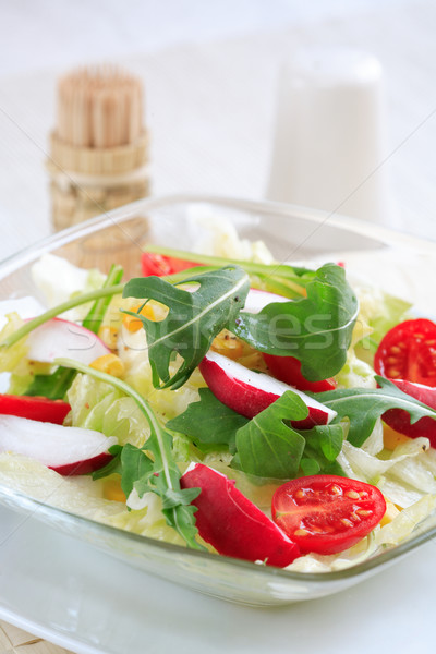 Sağlıklı sebze salata düşük kalori sağlık Stok fotoğraf © brebca