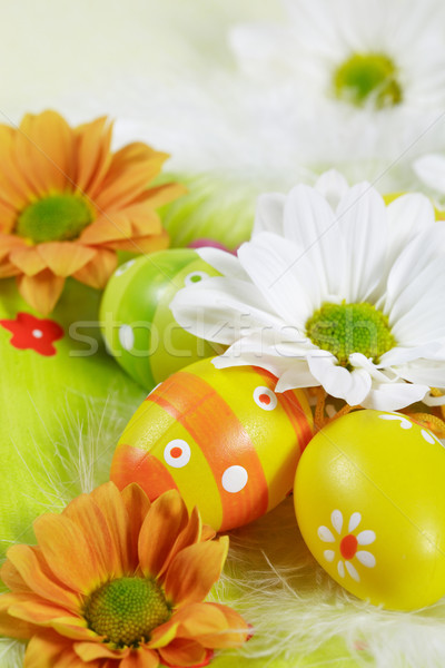 Foto d'archivio: Pasqua · dettaglio · easter · eggs · primavera · uovo · tavola