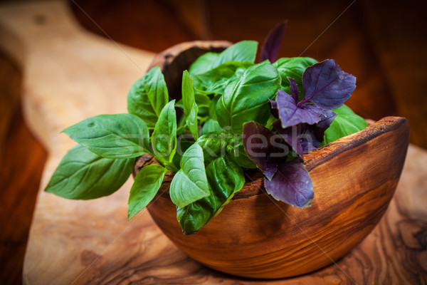 Different basil sorts Stock photo © brebca