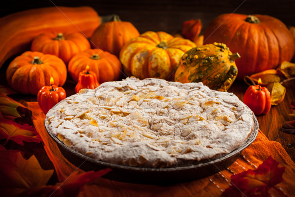 Apple pie for Thanksgiving Stock photo © brebca