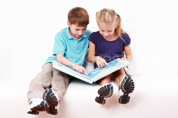 Stock photo: Reading together