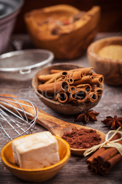 Baking ingredients Stock photo © brebca