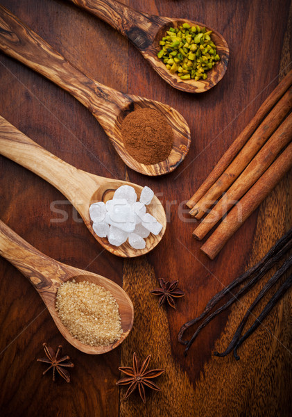 Aromatic food ingredients for baking cookies Stock photo © brebca