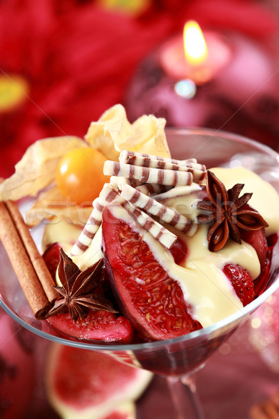 Christmas dessert Stock photo © brebca