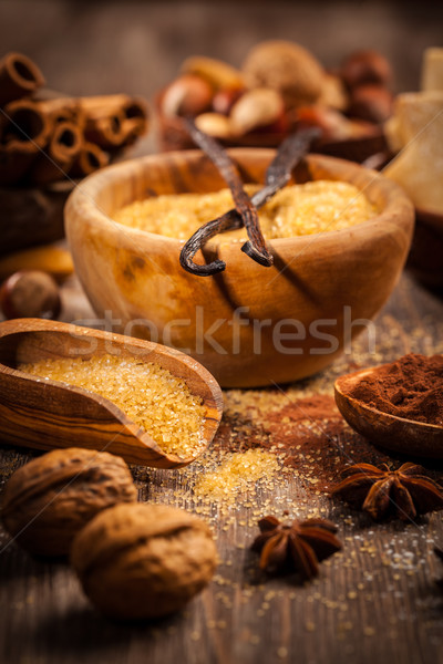Baking ingredients and spices Stock photo © brebca