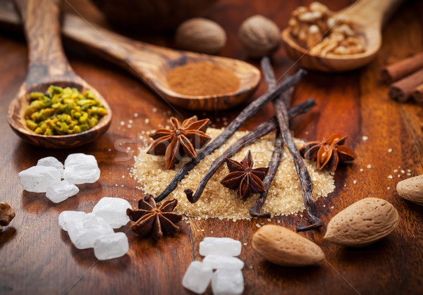 Aromatic baking ingredients for Christmas cookies Stock photo © brebca