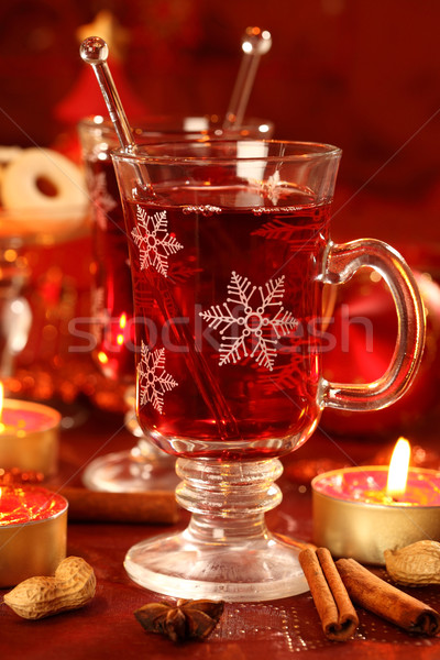 Hot wine punch Stock photo © brebca