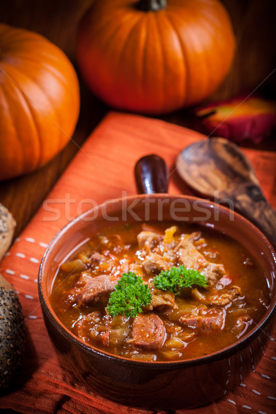 Foto stock: Sopa · tradicional · húngaro · cozinha · restaurante