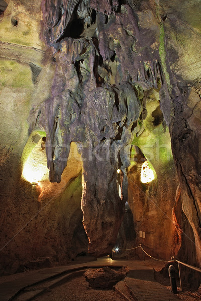 Stock photo: Cave Calaveres in Benidoleig in Spain