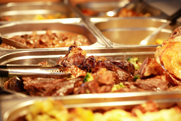 Buffet verschillend maaltijden snoep dressing keuken Stockfoto © brebca