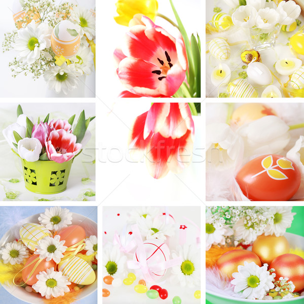 Easter collage Stock photo © brebca