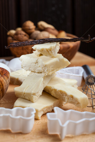 Almond paste with baking ingredients Stock photo © brebca
