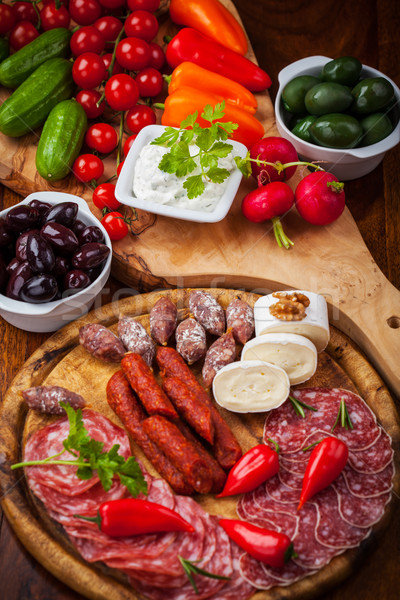 Stock photo: Antipasti and Fingerfood
