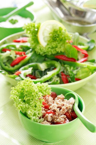 Salad with tunny Stock photo © brebca