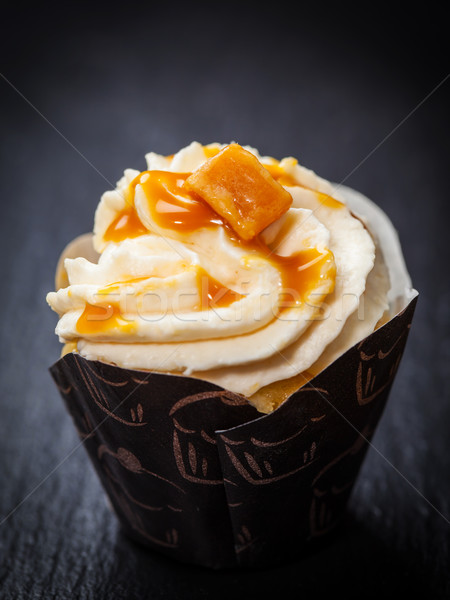 Delicious caramel cupcake Stock photo © brebca