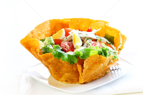 Gourmet salad with tuna Stock photo © brebca