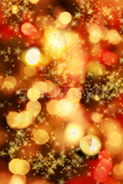 Noël lumières résumé étoiles design fond [[stock_photo]] © brebca