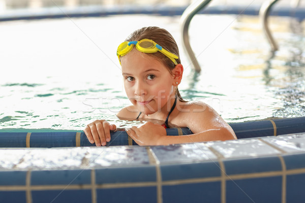 Child relaxing at whirlpool Stock photo © brebca