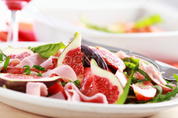 Plantaardige salade vers gezondheid groene leven Stockfoto © brebca