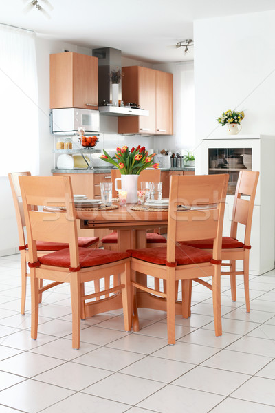 Kitchen and dining room interior  Stock photo © brebca