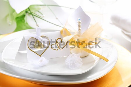 Foto stock: Boda · lugar · blanco · verde · flor · vidrio