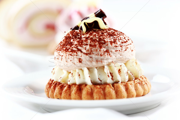 Whipped cream cake  Stock photo © brebca