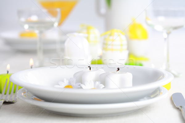 Easter table setting Stock photo © brebca
