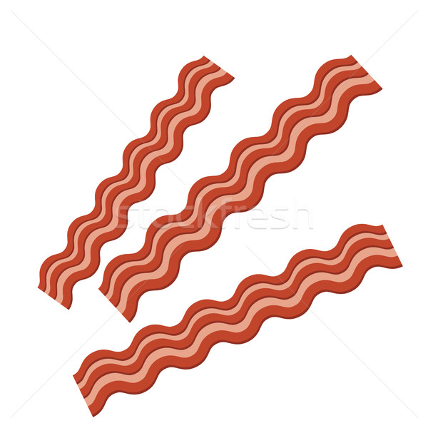 Bacon vector Stock photo © briangoff