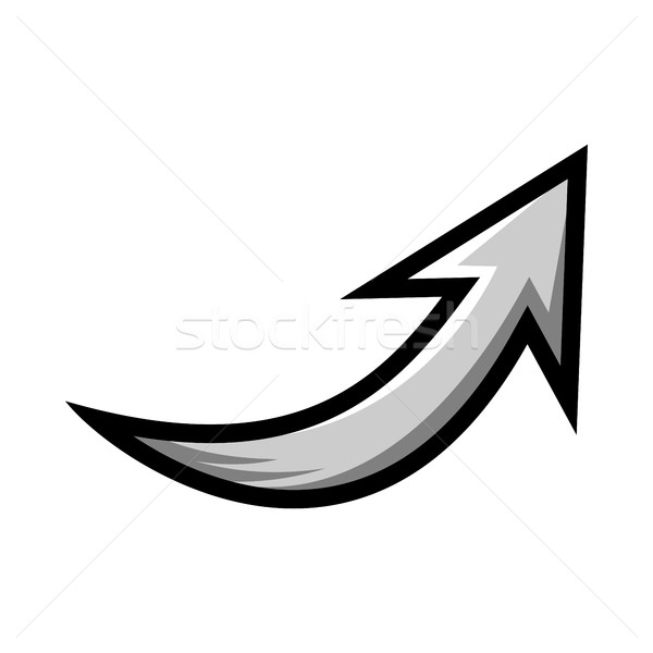 Arrow vector icon Stock photo © briangoff
