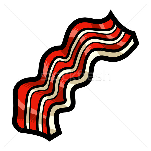 Bacon vector Stock photo © briangoff