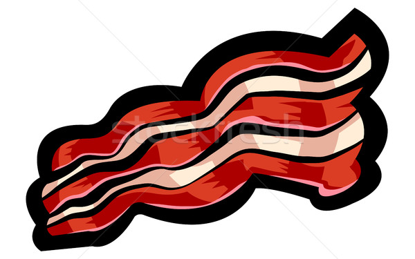 Bacon vector Stock photo © briangoff