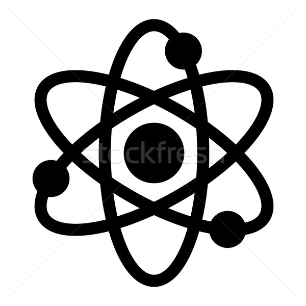 Dinamic atom ştiinţă simbol vector icoană Imagine de stoc © briangoff