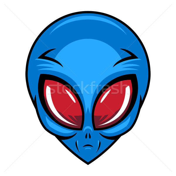 cara assustadora cabeça alienígena logotipo símbolo ícone vetor design  gráfico ilustração ideia criativa 5520692 Vetor no Vecteezy