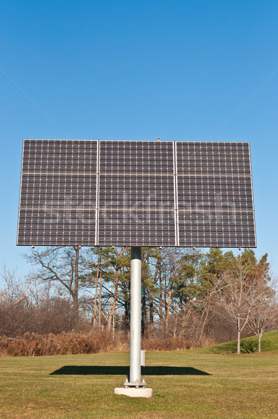 Yenilenebilir enerji fotovoltaik park derin Stok fotoğraf © brianguest