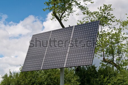 Sulight Reflecting on Solar Panel Stock photo © brianguest