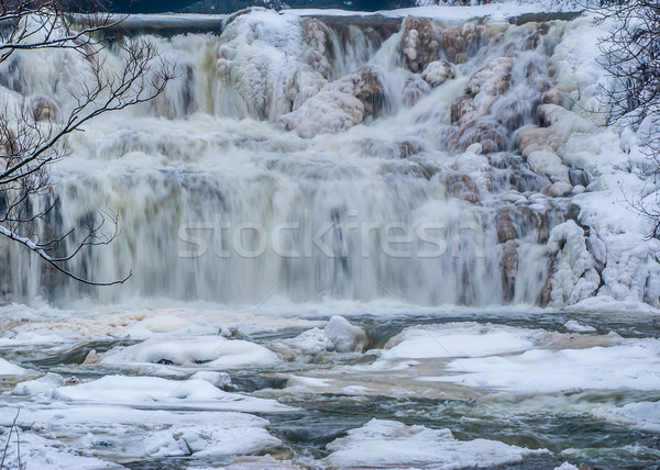 Winter Water Falls Stock photo © brm1949