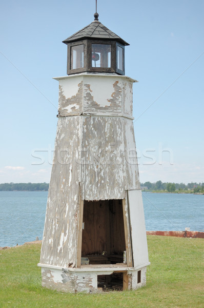 Abandoned Wooden Lighthouse Stock photo © brm1949