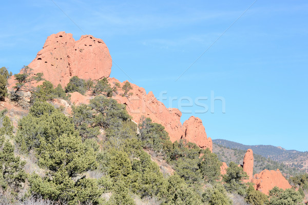 Ogród sceniczny widoku rock parku na zewnątrz Zdjęcia stock © brm1949