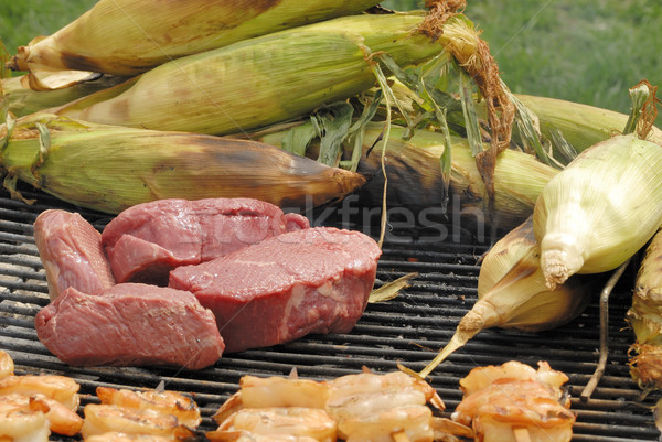 Grilling Steak Stock photo © brm1949