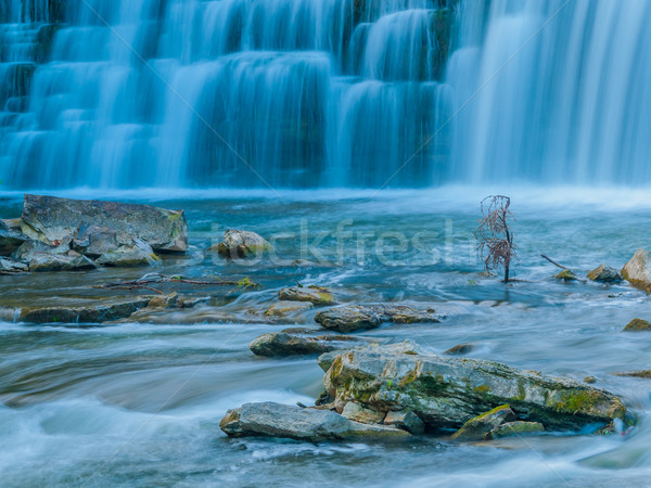 Foto stock: água · parque · Nova · Iorque · textura · paisagem · córrego