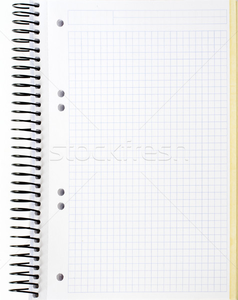 blank notebook sheet Stock photo © broker