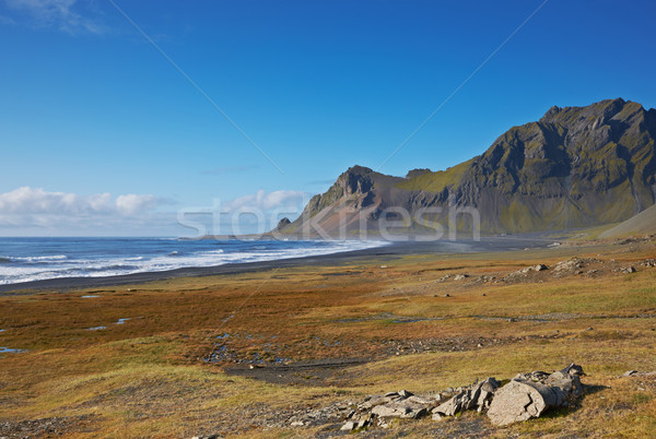 Lonely road in the East Fjords, Iceland Stock photo © broker