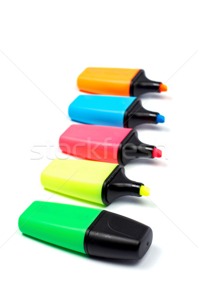 Stock photo: Coloured labellers